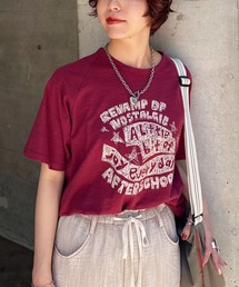 スラブ天竺 DOODLE LOGO TEE
