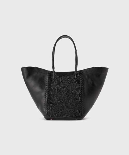 CARVING TRIBES(カービングトライブス)の「CurveTotebag(トートバッグ・レディース・ブラック/ブラウン系その他・FREE)」の1枚目の写真