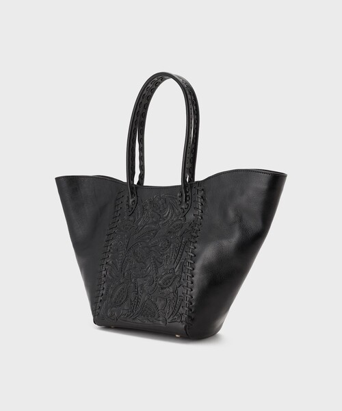 CARVING TRIBES(カービングトライブス)の「CurveTotebag(トートバッグ・レディース・ブラック/ブラウン系その他・FREE)」の3枚目の写真