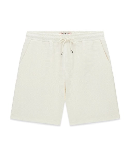 Guess（ゲス）の「ARIN Knit Shorts ハーフパンツ ショートパンツ（その他パンツ・メンズ・アイボリー・LARGE/SMALL/MEDIUM/X-LARGE）」の5枚目の写真