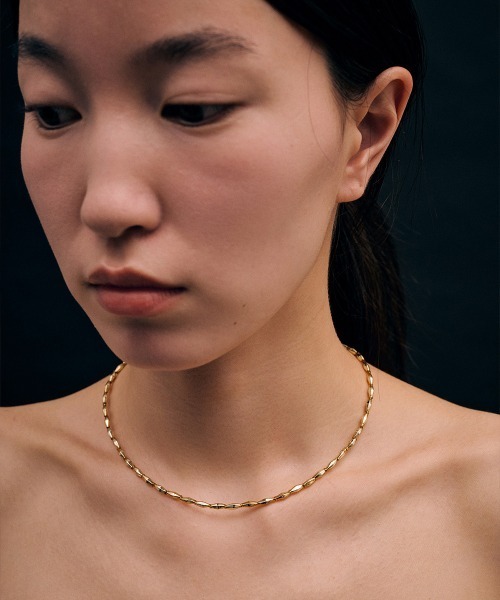 Fauvirame（フォーヴィレイム）の「【Fauvirame】26SS新作 Souffle Beads Tane Gold Neckless / スフレビーズタネゴールドネックレス（ネックレス・レディース・GOLD・ONE SIZE）」の3枚目の写真