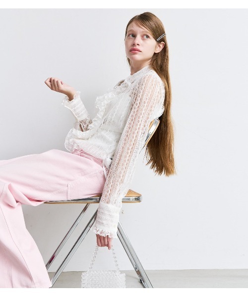 LE CIEL BLEU(ルシェルブルー)の「ベイシックスジーンズ / x Basicks Jeans(その他パンツ・レディース・ライトピンク・34/36/38)」の5枚目の写真