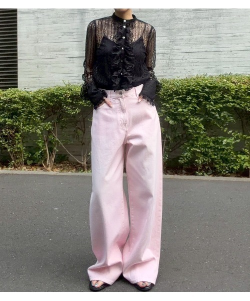 LE CIEL BLEU(ルシェルブルー)の「ベイシックスジーンズ / x Basicks Jeans(その他パンツ・レディース・ライトピンク・34/36/38)」の2枚目の写真