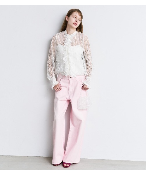 LE CIEL BLEU(ルシェルブルー)の「ベイシックスジーンズ / x Basicks Jeans(その他パンツ・レディース・ライトピンク・34/36/38)」の14枚目の写真