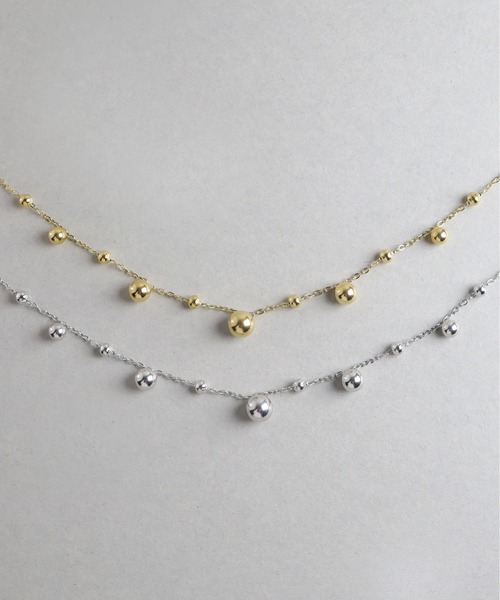 ieLS(イエルズ)の「金属アレルギー対応「ieLS」ステンレス ボールモチーフ ブレスレット(ブレスレット・レディース・ゴールド/シルバー・ONE SIZE)」の6枚目の写真