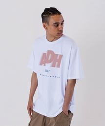 ALL DAY HOOPS（オールデイフープス）の「ADH サマリーグ オーバーサイズ 半袖Tシャツ ホワイト（Tシャツ/カットソー）」
