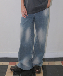 STUD WIDE PANTS [SKY BLUE]