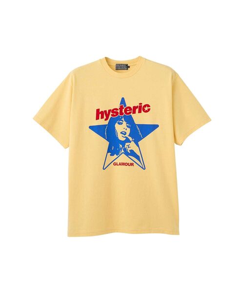 HYSTERIC GLAMOUR(ヒステリックグラマー)の「HYSTERIC STAR Tシャツ(Tシャツ/カットソー・メンズ・ホワイト/ブラック/イエロー・SMALL/X-LARGE/LARGE/MEDIUM)」の3枚目の写真
