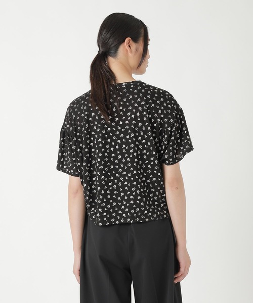 ZUCCa(ズッカ)の「NADESHIKO FLOWER JERSEY / Tシャツ(Tシャツ/カットソー・レディース・ブラック・M size)」の3枚目の写真