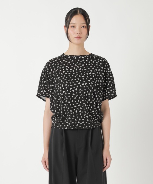 ZUCCa(ズッカ)の「NADESHIKO FLOWER JERSEY / Tシャツ(Tシャツ/カットソー・レディース・ブラック・M size)」の5枚目の写真