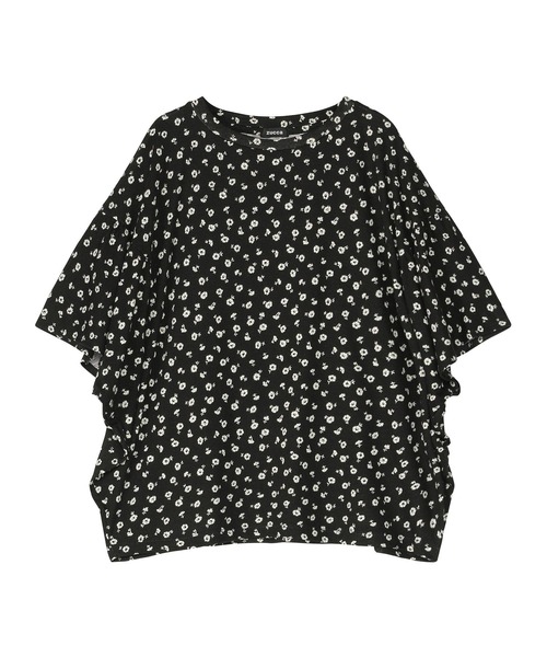 ZUCCa(ズッカ)の「NADESHIKO FLOWER JERSEY / Tシャツ(Tシャツ/カットソー・レディース・ブラック・M size)」の6枚目の写真