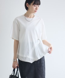 【接触冷感/マシンウォッシャブル/抗ピル】ドライタッチコットンドロストTシャツ