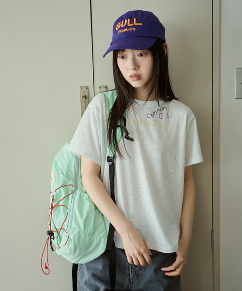 common gull products.(コモンガルプロダクツ)の「針と糸とGULLネップTシャツ(Tシャツ/カットソー・レディース・ブラック系/ブルー系/イエロー系・SMALL/MEDIUM/LARGE)」の8枚目の写真