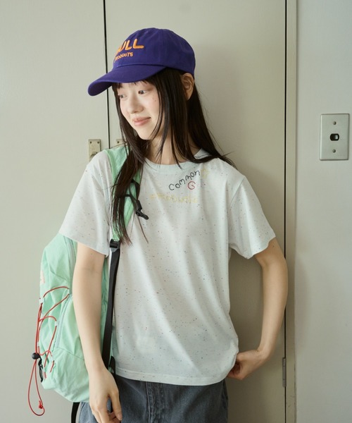 common gull products.(コモンガルプロダクツ)の「針と糸とGULLネップTシャツ(Tシャツ/カットソー・レディース・ブラック系/ブルー系/イエロー系・SMALL/MEDIUM/LARGE)」の10枚目の写真
