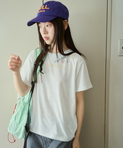 common gull products.(コモンガルプロダクツ)の「針と糸とGULLネップTシャツ(Tシャツ/カットソー・レディース・ブラック系/ブルー系/イエロー系・SMALL/MEDIUM/LARGE)」の13枚目の写真