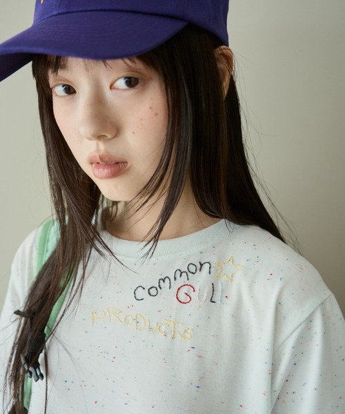 common gull products.(コモンガルプロダクツ)の「針と糸とGULLネップTシャツ(Tシャツ/カットソー・レディース・ブラック系/ブルー系/イエロー系・SMALL/MEDIUM/LARGE)」の15枚目の写真