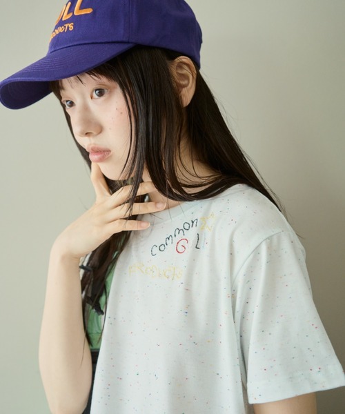 common gull products.(コモンガルプロダクツ)の「針と糸とGULLネップTシャツ(Tシャツ/カットソー・レディース・ブラック系/ブルー系/イエロー系・SMALL/MEDIUM/LARGE)」の18枚目の写真