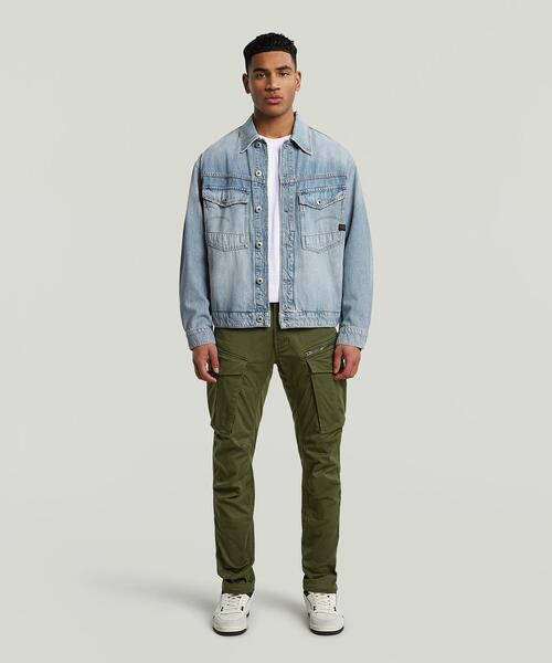G-STAR(ジースター)の「G-STAR/ジースター/ROVIC ZIP 3D REGULAR TAPERED(その他パンツ・メンズ・モスグリーン/ブラック・30/28/32/33/29/34/31)」の14枚目の写真