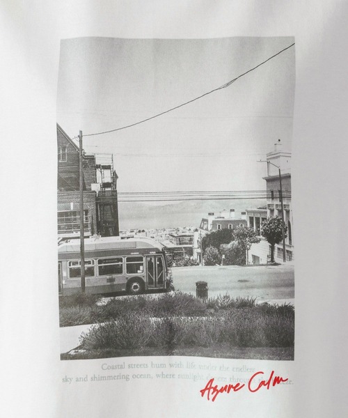 GLOBAL WORK(グローバルワーク)の「リッチクリーンプリントノースリーブ/806448(Tシャツ/カットソー・レディース・スミクロ/オフホワイト/グレイッシュベージュ・LARGE/MEDIUM)」の4枚目の写真