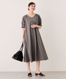 ショルダーギャザーワンピース