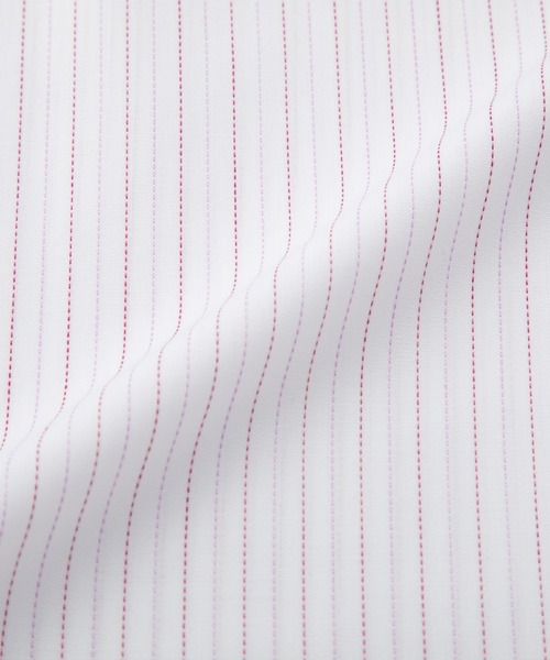 TOKYO SHIRTS（トウキョウシャツ）の「【吸水速乾】 形態安定ノンアイロン ボタンダウン 半袖ビジネスワイシャツ（ビジネスシャツ・メンズ・ピンク・首回り43cm/首回り42cm/首回り39cm/首回り37cm/首回り41cm）」の5枚目の写真