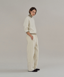 Boucle Jogger Pants_Ivory