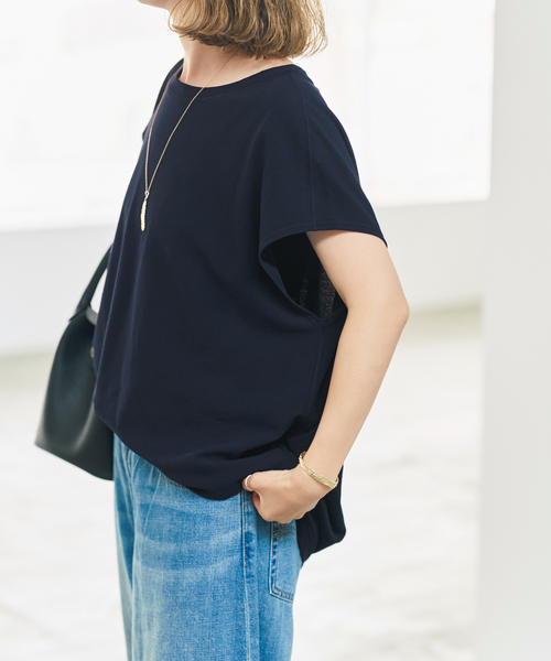 Spick & Span（スピックアンドスパン）の「アムンゼンクロスバックタックフレンチブラウス（シャツ/ブラウス・レディース・ホワイト/ネイビー/カーキ・FREE）」の11枚目の写真