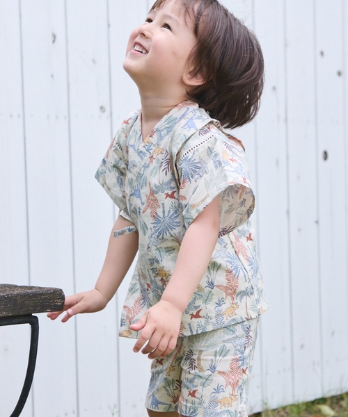 petit main(プティマイン)の「【簡単着用】BOYSアソート甚平(浴衣・キッズ・カラフル/ネイビー/サックスブルー/キナリ・110cm/130cm/90cm/100cm/80cm/120cm)」の7枚目の写真