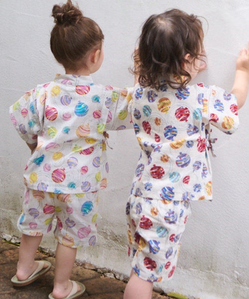 petit main(プティマイン)の「【簡単着用】BOYSアソート甚平(浴衣・キッズ・カラフル/ネイビー/サックスブルー/キナリ・110cm/130cm/90cm/100cm/80cm/120cm)」の9枚目の写真