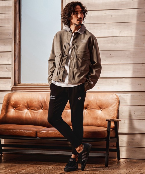 1minute 1second(ワンミニットワンセカンド)の「mp15184-cursive embroidery back fleece easy pants イージーパンツ(1M26A060)(スウェットパンツ・メンズ・ブラック/トップグレー/チャコール・S/M/L/XL)」の22枚目の写真
