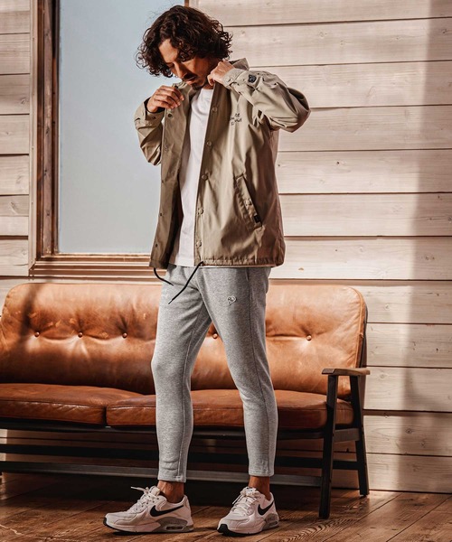 1minute 1second(ワンミニットワンセカンド)の「mp15184-cursive embroidery back fleece easy pants イージーパンツ(1M26A060)(スウェットパンツ・メンズ・ブラック/トップグレー/チャコール・S/M/L/XL)」の16枚目の写真
