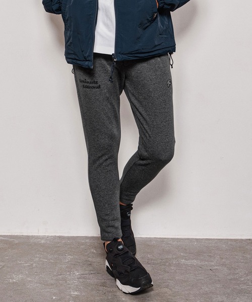 1minute 1second(ワンミニットワンセカンド)の「mp15184-cursive embroidery back fleece easy pants イージーパンツ(1M26A060)(スウェットパンツ・メンズ・ブラック/トップグレー/チャコール・S/M/L/XL)」の18枚目の写真