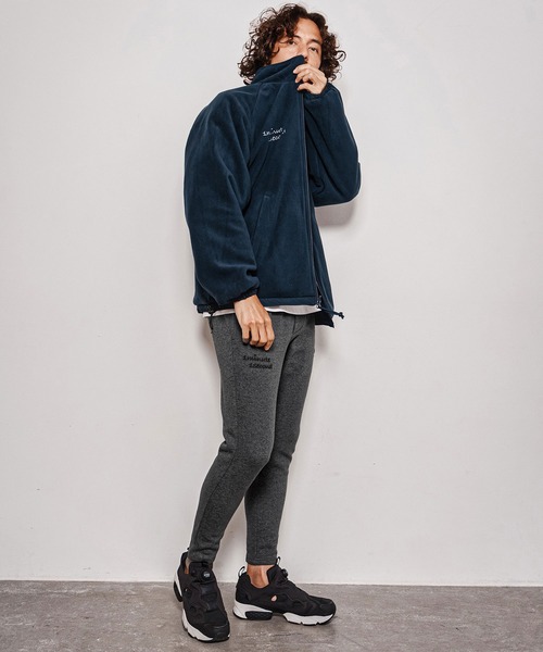 1minute 1second(ワンミニットワンセカンド)の「mp15184-cursive embroidery back fleece easy pants イージーパンツ(1M26A060)(スウェットパンツ・メンズ・ブラック/トップグレー/チャコール・S/M/L/XL)」の21枚目の写真