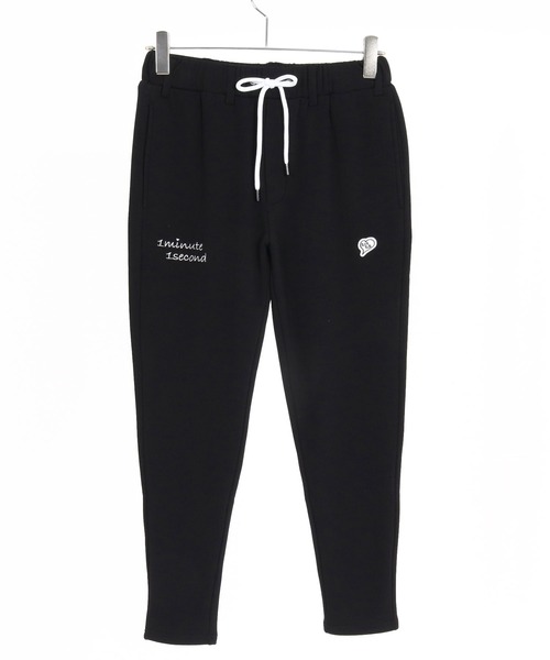 1minute 1second(ワンミニットワンセカンド)の「mp15184-cursive embroidery back fleece easy pants イージーパンツ(1M26A060)(スウェットパンツ・メンズ・ブラック/トップグレー/チャコール・S/M/L/XL)」の12枚目の写真