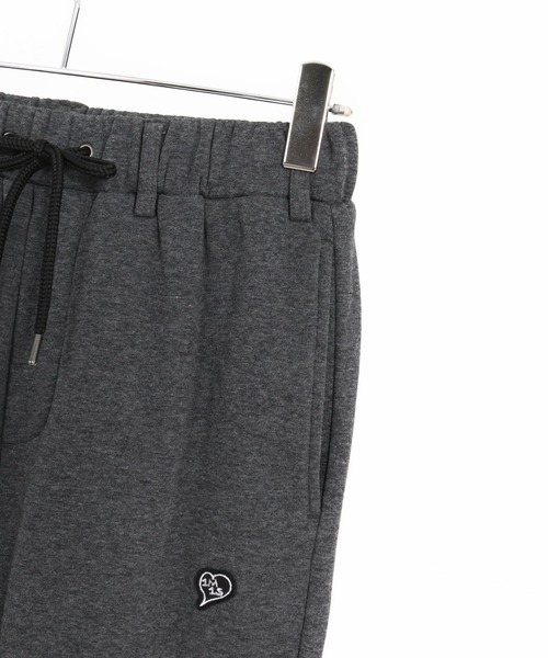 1minute 1second(ワンミニットワンセカンド)の「mp15184-cursive embroidery back fleece easy pants イージーパンツ(1M26A060)(スウェットパンツ・メンズ・ブラック/トップグレー/チャコール・S/M/L/XL)」の4枚目の写真