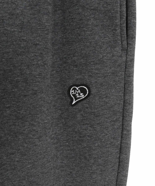 1minute 1second(ワンミニットワンセカンド)の「mp15184-cursive embroidery back fleece easy pants イージーパンツ(1M26A060)(スウェットパンツ・メンズ・ブラック/トップグレー/チャコール・S/M/L/XL)」の5枚目の写真