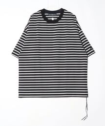 BOXY 2 COLOR STRIPPED TEE