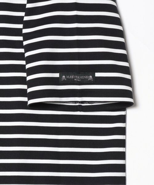mastermind JAPAN(マスターマインド)の「BOXY 2 COLOR STRIPPED TEE(Tシャツ/カットソー・メンズ・ブラック系その他・XL)」の3枚目の写真