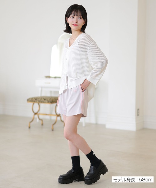 MARY QUANT（マリークワント）の「ライトメッシュ カーディガン（カーディガン/ボレロ・レディース・ホワイト/グリーン/ブラック・M）」の13枚目の写真