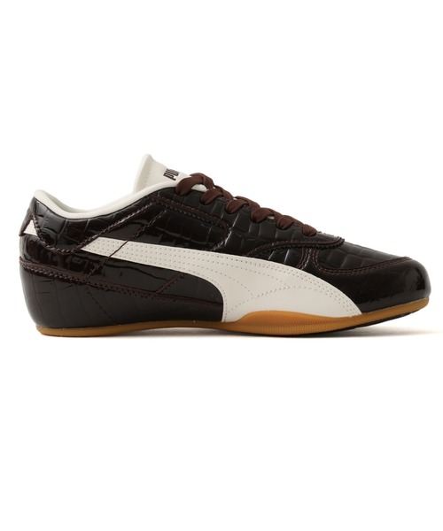 PUMA（プーマ）の「PUMA BELLA MINA CROC WMNS / プーマ ベラミナ CROC ウィメンズ（スニーカー・レディース・ブラウン・23.0cm/22.5cm/25.0cm/24.5cm/24.0cm/23.5cm）」の4枚目の写真
