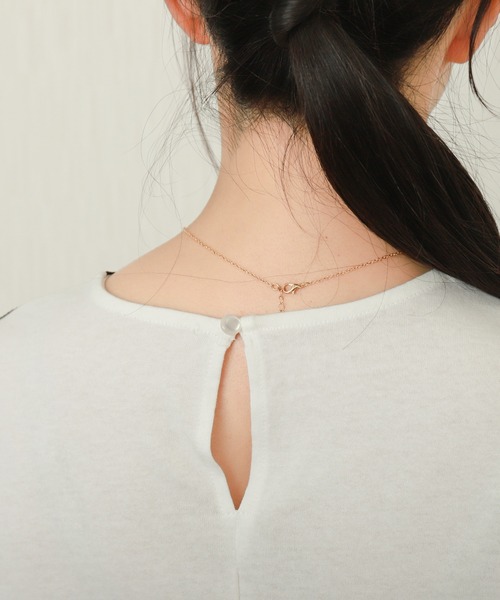 libelle more(リベル モア)の「アシメ配色ドルマントップス(Tシャツ/カットソー・レディース・ブラウン/オフホワイト/ネイビー・M/L)」の13枚目の写真