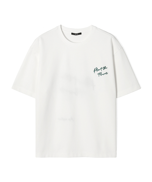 ADHOC(アドホック)の「男性マルチアートワークベーシック半袖Tシャツ (3 COLOR) (HC4STA1)(Tシャツ/カットソー・メンズ・ベージュ/ホワイト/ダークグレー・100/105)」の6枚目の写真
