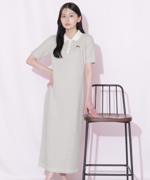 JILL by JILL STUART(ジルバイジルスチュアート)の「ワッフルポロワンピース(ワンピース・レディース・ホワイト系その他/ブラウン系その他/ブラック系その他・FREE)」の17枚目の写真