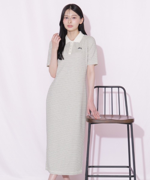 JILL by JILL STUART(ジルバイジルスチュアート)の「ワッフルポロワンピース(ワンピース・レディース・ホワイト系その他/ブラウン系その他/ブラック系その他・FREE)」の15枚目の写真