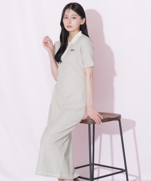 JILL by JILL STUART(ジルバイジルスチュアート)の「ワッフルポロワンピース(ワンピース・レディース・ホワイト系その他/ブラウン系その他/ブラック系その他・FREE)」の18枚目の写真