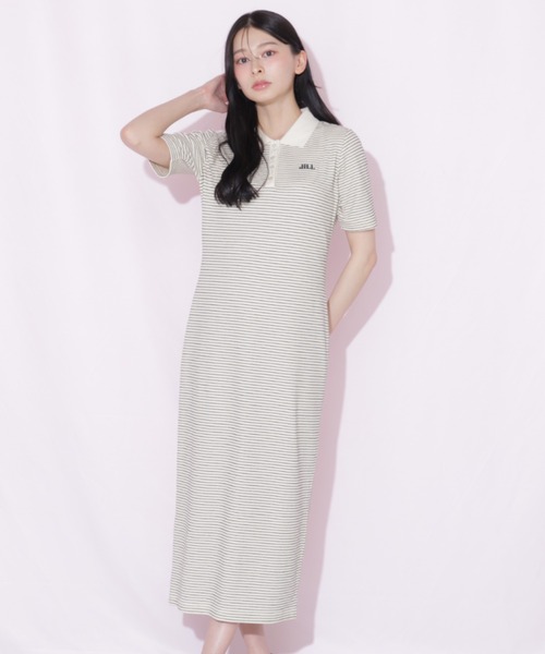JILL by JILL STUART(ジルバイジルスチュアート)の「ワッフルポロワンピース(ワンピース・レディース・ホワイト系その他/ブラウン系その他/ブラック系その他・FREE)」の19枚目の写真