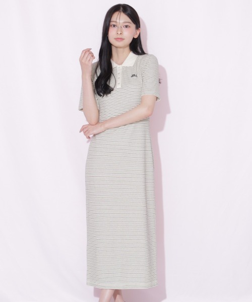 JILL by JILL STUART(ジルバイジルスチュアート)の「ワッフルポロワンピース(ワンピース・レディース・ホワイト系その他/ブラウン系その他/ブラック系その他・FREE)」の21枚目の写真