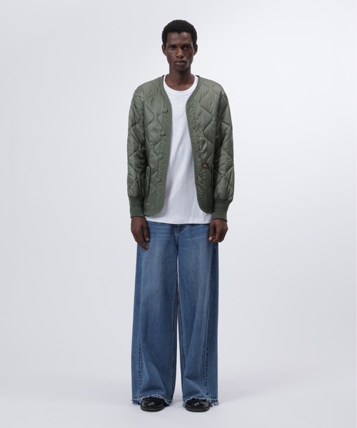 Alpha Industries(アルファインダストリーズ)の「Alpha Industries/アルファインダストリーズ/ ALS/92 HERITAGE FIT LINER/ALS/92 ヘリテージフィットライナー(ミリタリージャケット・メンズ・ブラック/オリーブ・S/M/L/XL/XS)」の11枚目の写真