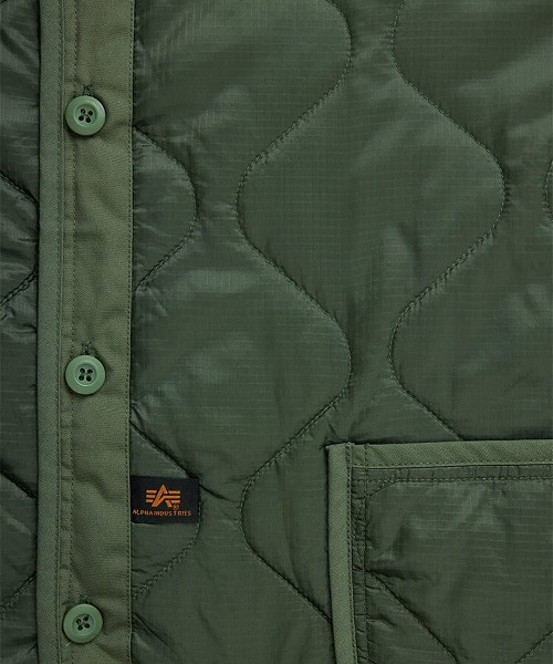Alpha Industries(アルファインダストリーズ)の「Alpha Industries/アルファインダストリーズ/ ALS/92 HERITAGE FIT LINER/ALS/92 ヘリテージフィットライナー(ミリタリージャケット・メンズ・ブラック/オリーブ・S/M/L/XL/XS)」の16枚目の写真