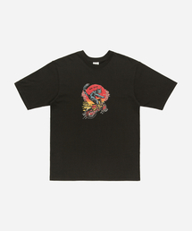 MODNINE（モディナイン）の「Sun Down - Oversized T-Shirt Black（Tシャツ/カットソー）」